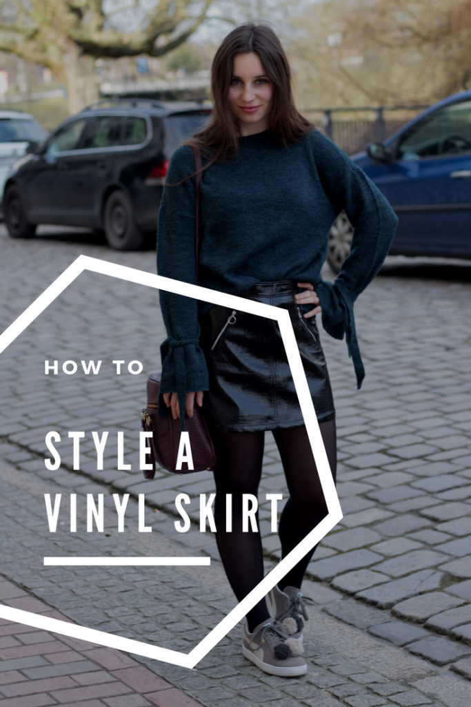 How to style a vinyl skirt